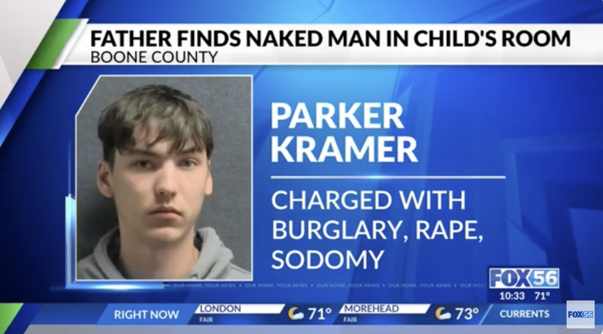 Louisville man Parker Kramer mugshot